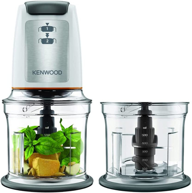 Kenwood Electric Chopper, 500 Watt White Silver - CHP61.2WH - SABER Center