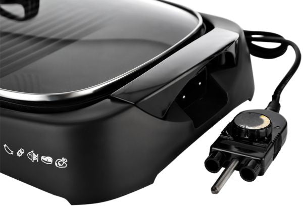 Kenwood Electric Grill, 1700 Watt, Black - HG230 - SABER Center