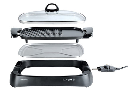 Kenwood Electric Grill, 1700 Watt, Black - HG230 - SABER Center