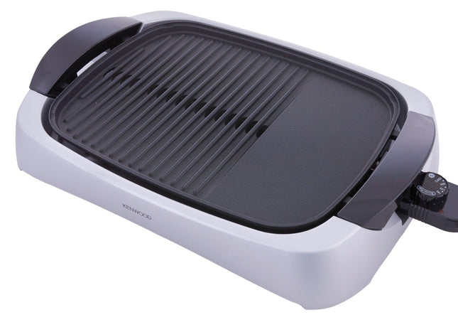 Kenwood Electric Grill, 2000 Watt, Silver Black - HG266 - SABER Center