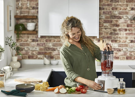 Kenwood Food Processor with Attachments, 1000 Watt White - FDP65.4WH - SABER Center