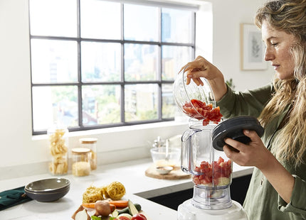 Kenwood Food Processor with Attachments, 1000 Watt White - FDP65.4WH - SABER Center