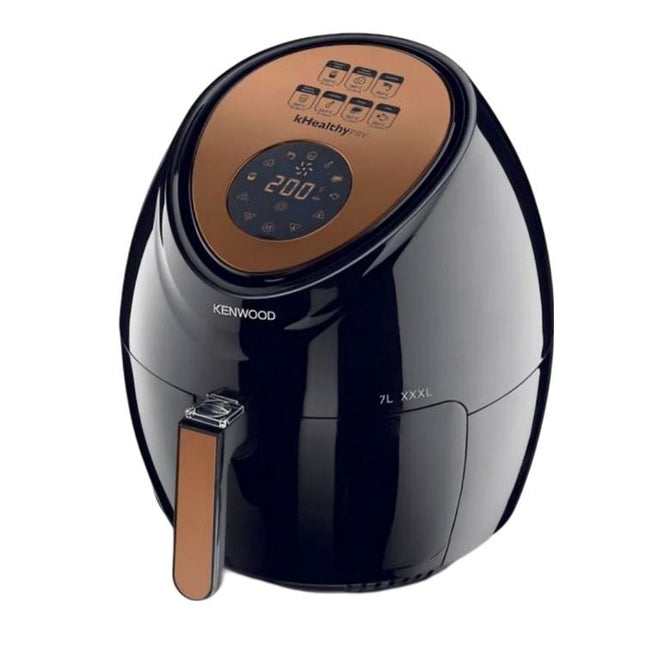 Kenwood HFP72BK Digital Air Fryer, 7 Liter, 1800 Watt Black Gold - SABER Center
