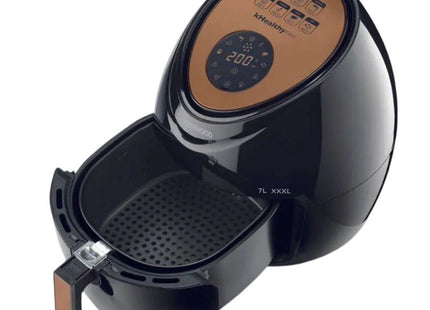 Kenwood HFP72BK Digital Air Fryer, 7 Liter, 1800 Watt Black Gold - SABER Center