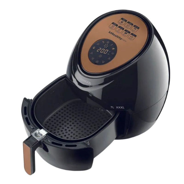 Kenwood HFP72BK Digital Air Fryer, 7 Liter, 1800 Watt Black Gold - SABER Center