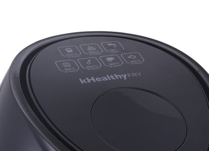 Kenwood KHealthyFry Digital Air Fryer, 3.8 Liter Black - HFP30BK - SABER Center