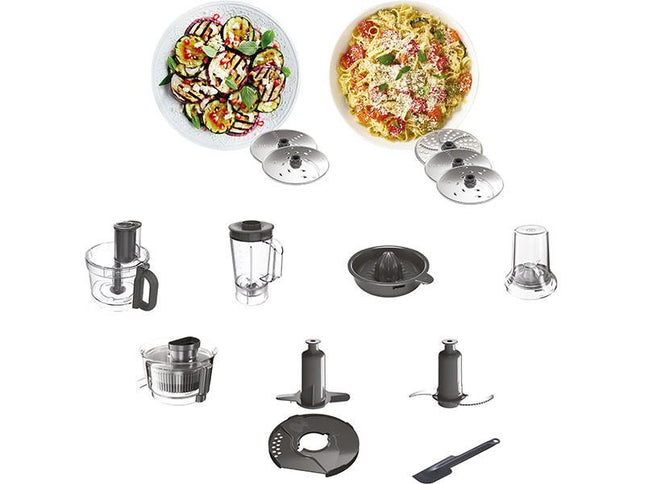 Kenwood MultiPro ExpressTM Food Processor, 1000 Watt Multi Color - FDP65.75WH - SABER Center