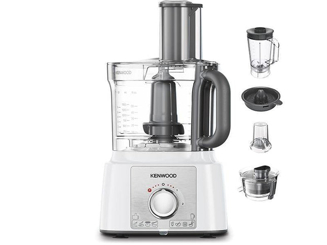 Kenwood MultiPro ExpressTM Food Processor, 1000 Watt Multi Color - FDP65.75WH - SABER Center