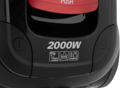 LG Bagless Canister Vacuum Cleaner Red - VC5420NNTR - SABER Center