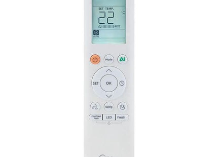 Midea AI Eco Master Split Air Conditioner, 3 horsepower Inverter Motor Cooling and Heating, White - MSEFT-24HRDN8F - SABER Center