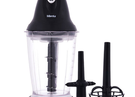 Mienta Electric Chopper 1.5 Liter, 450 Watt Black - CH23838A - SABER Center