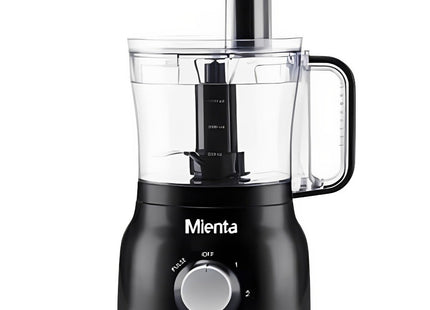 Mienta Food Processor, 800 Watt Black - FP14922B - SABER Center