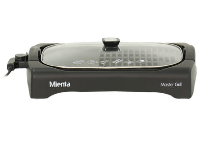 Mienta Master Electric Grill, 2200 Watt, Black - HG34109A - SABER Center