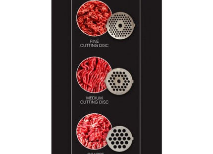 Mienta Meat Mincer 1800 Watt, Black - MM51138A - SABER Center