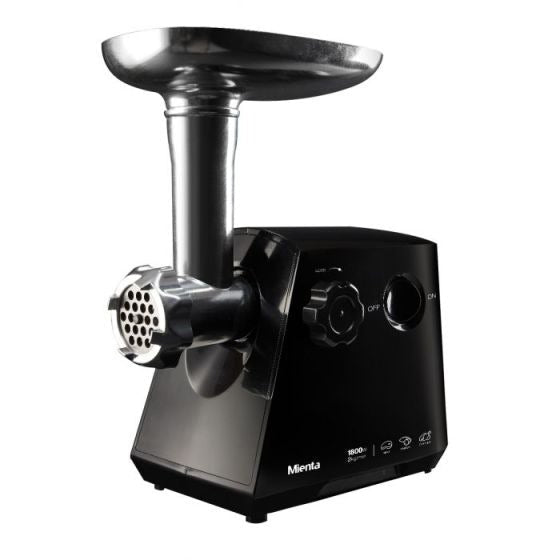 Mienta Meat Mincer 1800 Watt, Black - MM51138A - SABER Center