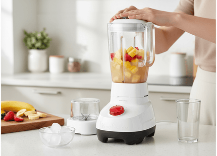 Moulinex Countertop Blender 2 Liter 700 Watt White - LM207125 - SABER Center