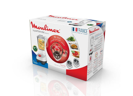 Moulinex Countertop Blender 2 Liter 700 Watt White - LM207125 - SABER Center