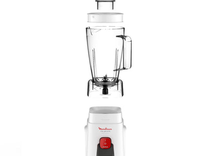 Moulinex Genuine Countertop Blender 1.75 Liter 500 Watt White - LM242B25 - SABER Center