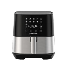 Nutricook 2 Air Fryer, 5.5 Liter, 1700 Watt Silver - NCAF205K - SABER Center