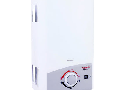 Olympic Electric Infinity Gas Water Heater, 10 Liter White - SABER Center