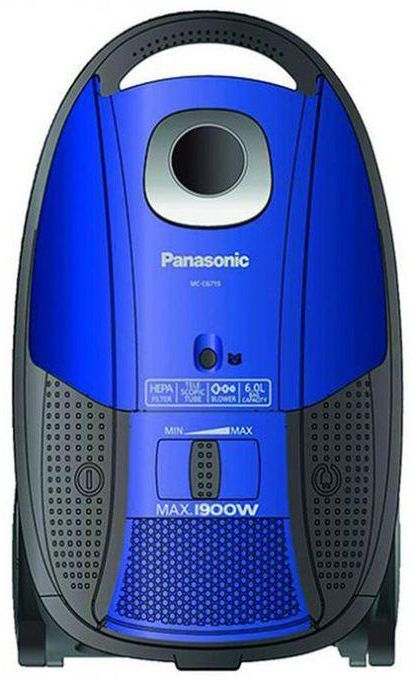 Panasonic Deluxe Series Bagged Canister Vacuum Cleaner Blue - MC-CG711 - SABER Center