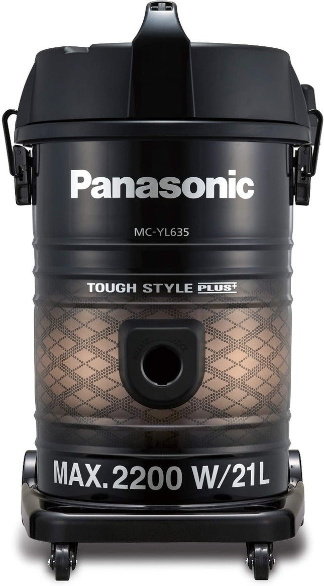 Panasonic Drum Vacuum Cleaner, 2200 Watt, Black - MC-YL635 T747 - SABER Center