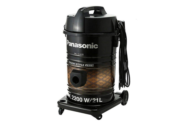 Panasonic Drum Vacuum Cleaner, 2200 Watt, Black - MC-YL635 T747 - SABER Center