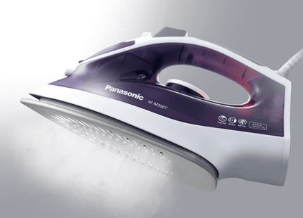 Panasonic Steam Iron, 1800 Watt, Violet - NI-M300T - SABER Center