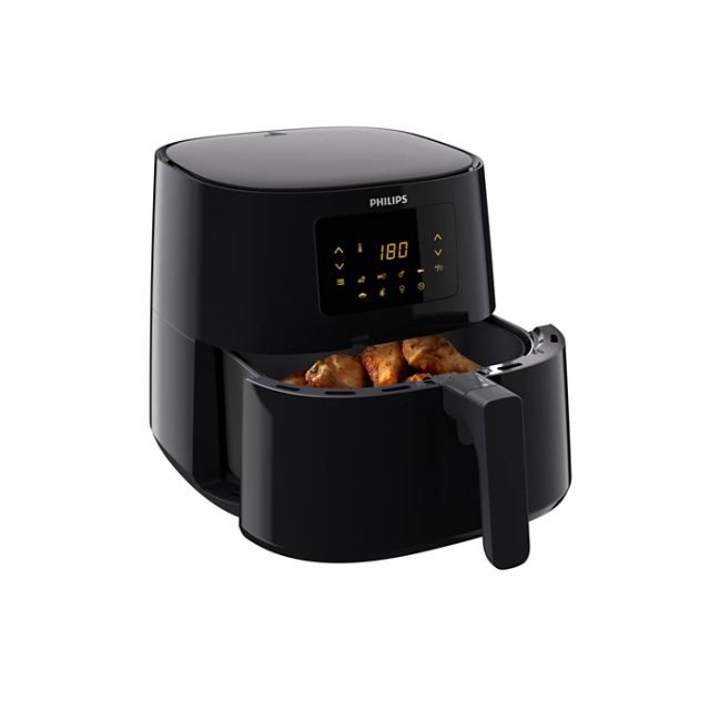Philips 3000 Series Digital Air Fryer, 6.2 Liter, 2000 Watt Black - HD9270/90 - SABER Center