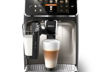 Philips Series 5400 Espresso Machine, 1.8 Liter, Chrome - EP5447/90 - SABER Center