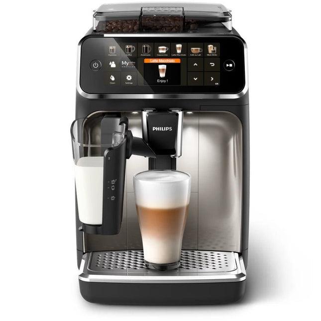 Philips Series 5400 Espresso Machine, 1.8 Liter, Chrome - EP5447/90 - SABER Center