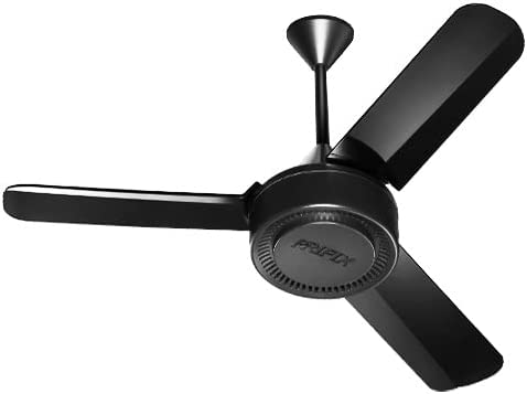Prifix Forrera Ceiling Fan, 40 Inch, Black - CFF-40 - SABER Center