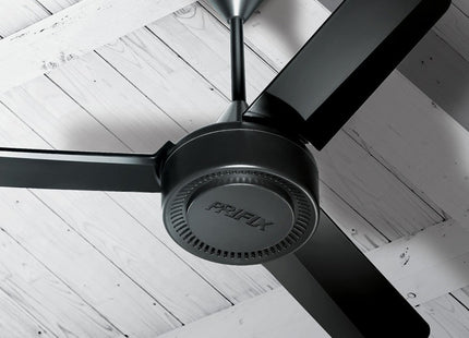 Prifix Forrera Ceiling Fan, 40 Inch, Black - CFF-40 - SABER Center