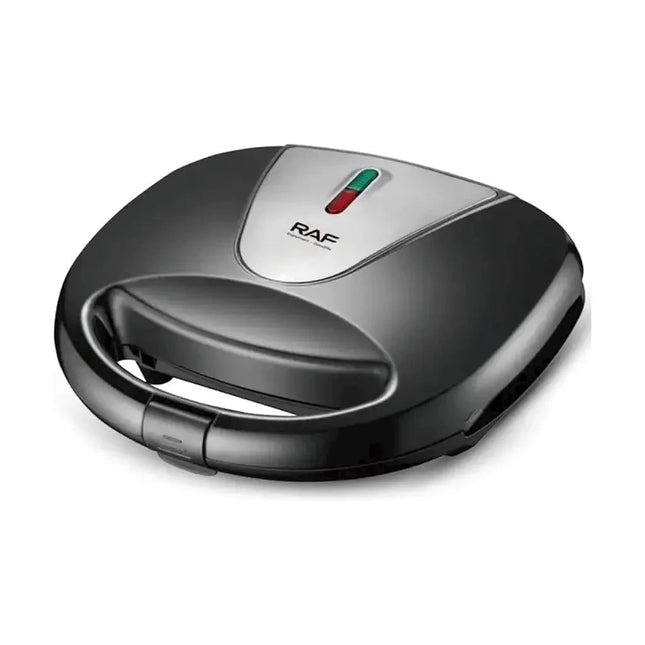 Raf Waffle Maker 850 Watt Black Silver - R.546H - SABER Center