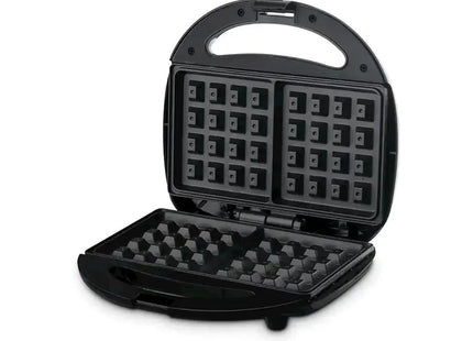 Raf Waffle Maker 850 Watt Black Silver - R.546H - SABER Center