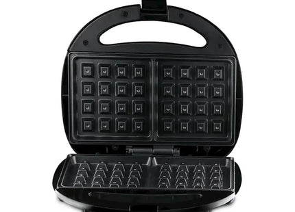 Raf Waffle Maker 850 Watt Black Silver - R.546H - SABER Center