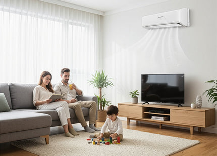 Sharp Split Air Conditioner, 1.5 horsepower Only Cooling, White - AH-A12ZSE - SABER Center