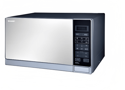 Sharp Microwave with Grill, 25 Liter 1000 Watt, Silver - R-75MT(S) - SABER Center
