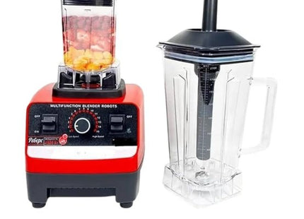 Silver Crest Countertop Blender with Mill, Stainless Steel Blades 2 Liter 4500 Watt Red - SC1589 - SABER Center