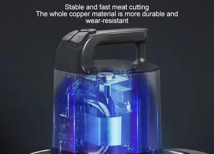 Sokany Electric Chopper 6.5 Liter, 1500 Watt Silver - SK-7033 - SABER Center