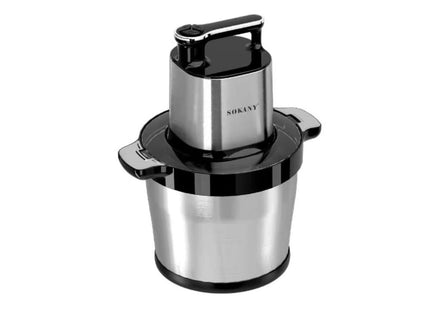 Sokany Electric Chopper 8 Liter, 1500 Watt Silver Black - SK-7088N - SABER Center