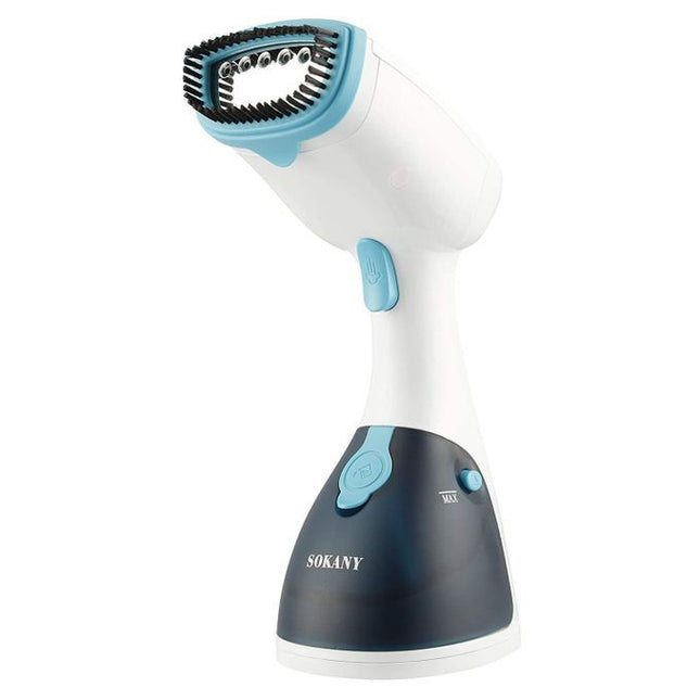 Sokany Garment Steamer, 250 milliliter, 1200 Watt, White Blue - AJ-2205 - SABER Center
