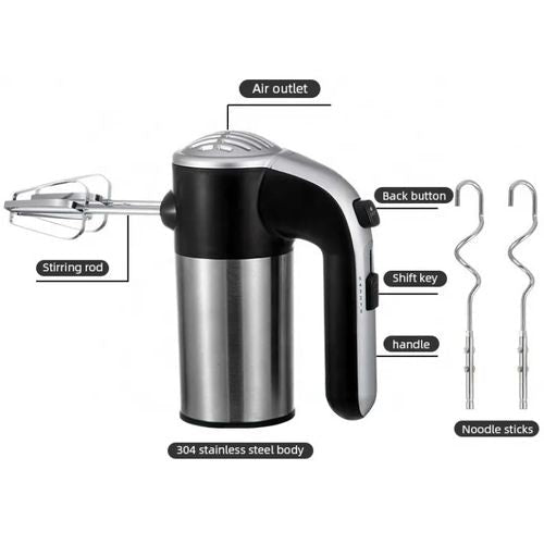Sokany Hand Mixer 800 Watt Black Silver - LH-952 - SABER Center