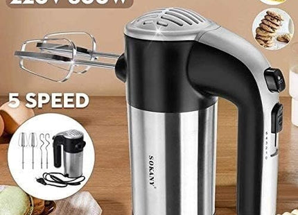 Sokany Hand Mixer 800 Watt Black Silver - LH-952 - SABER Center