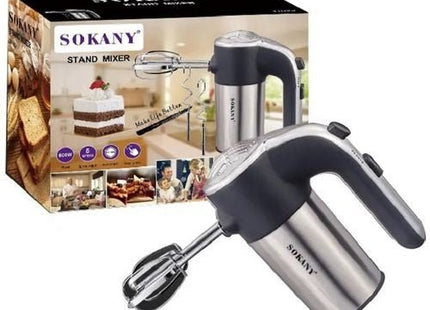 Sokany Hand Mixer 800 Watt Black Silver - LH-952 - SABER Center