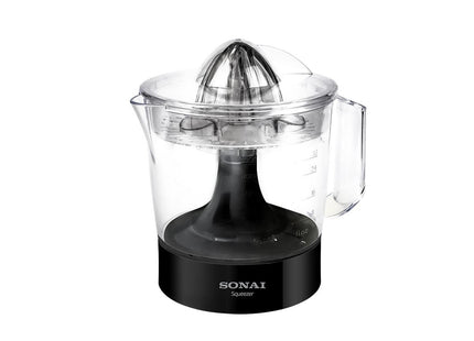 Sonai Electric Citrus Juicer, 1 Liter 30 Watt Black - MAR-755 - SABER Center