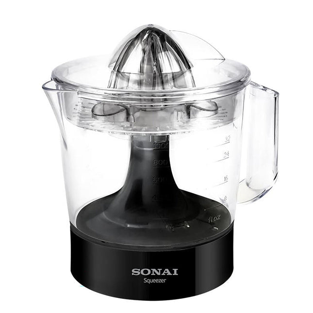 Sonai Electric Citrus Juicer, 1 Liter 30 Watt Black - MAR-755 - SABER Center