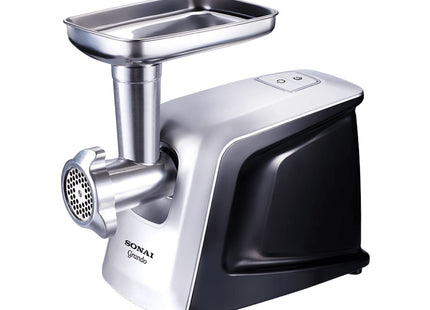 Sonai Grando Meat Mincer, 1600 Watt, Black Silver - SH-4400 - SABER Center