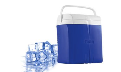 Tank Ice Box, 23 Liter, Blue - SABER Center
