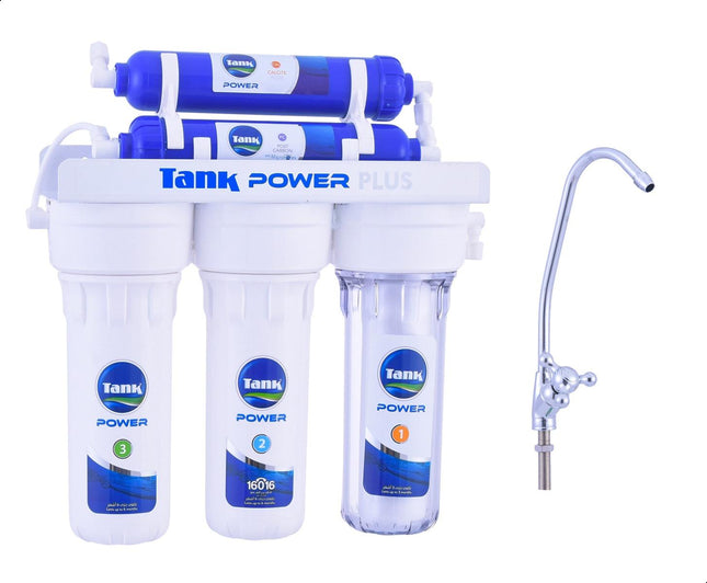 Tank Power Plus Water Filter, 5 Stages, White - SABER Center